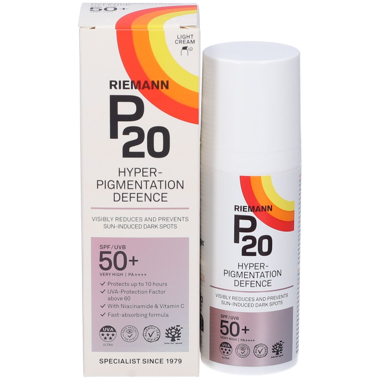 Riemann P20 Hyperpigmentation Defence Crema SPF50+