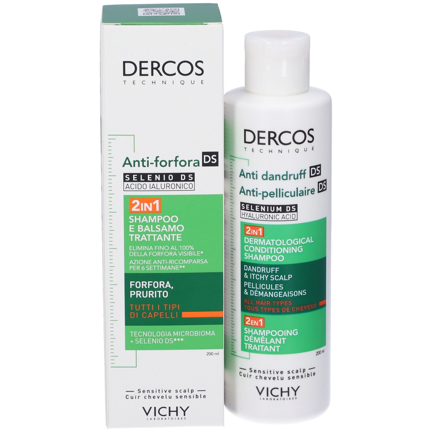 Dercos Anti-Forfora DS 2 In 1 Balsamo Shampoo