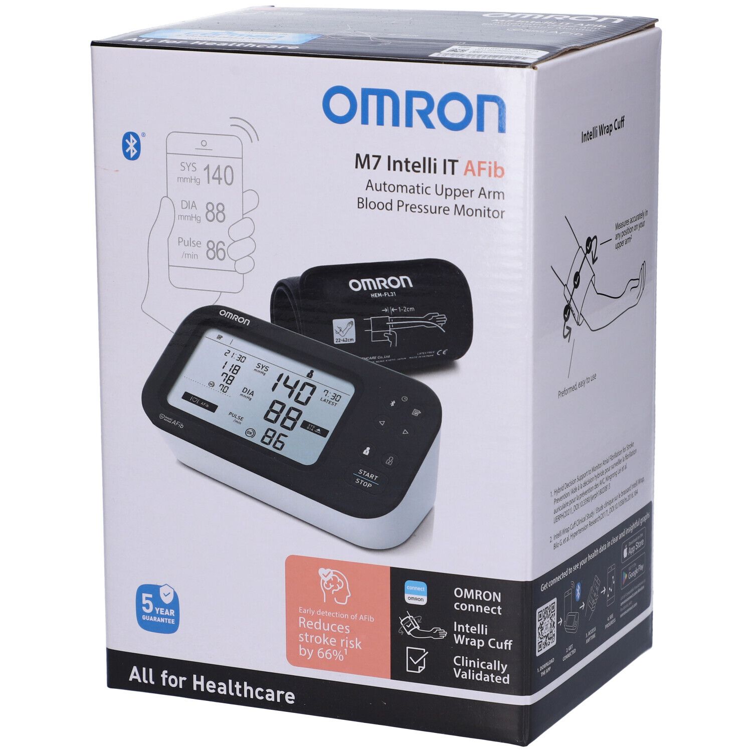 Sfigmomanometro Da Braccio Omron M7 Intelli Afib