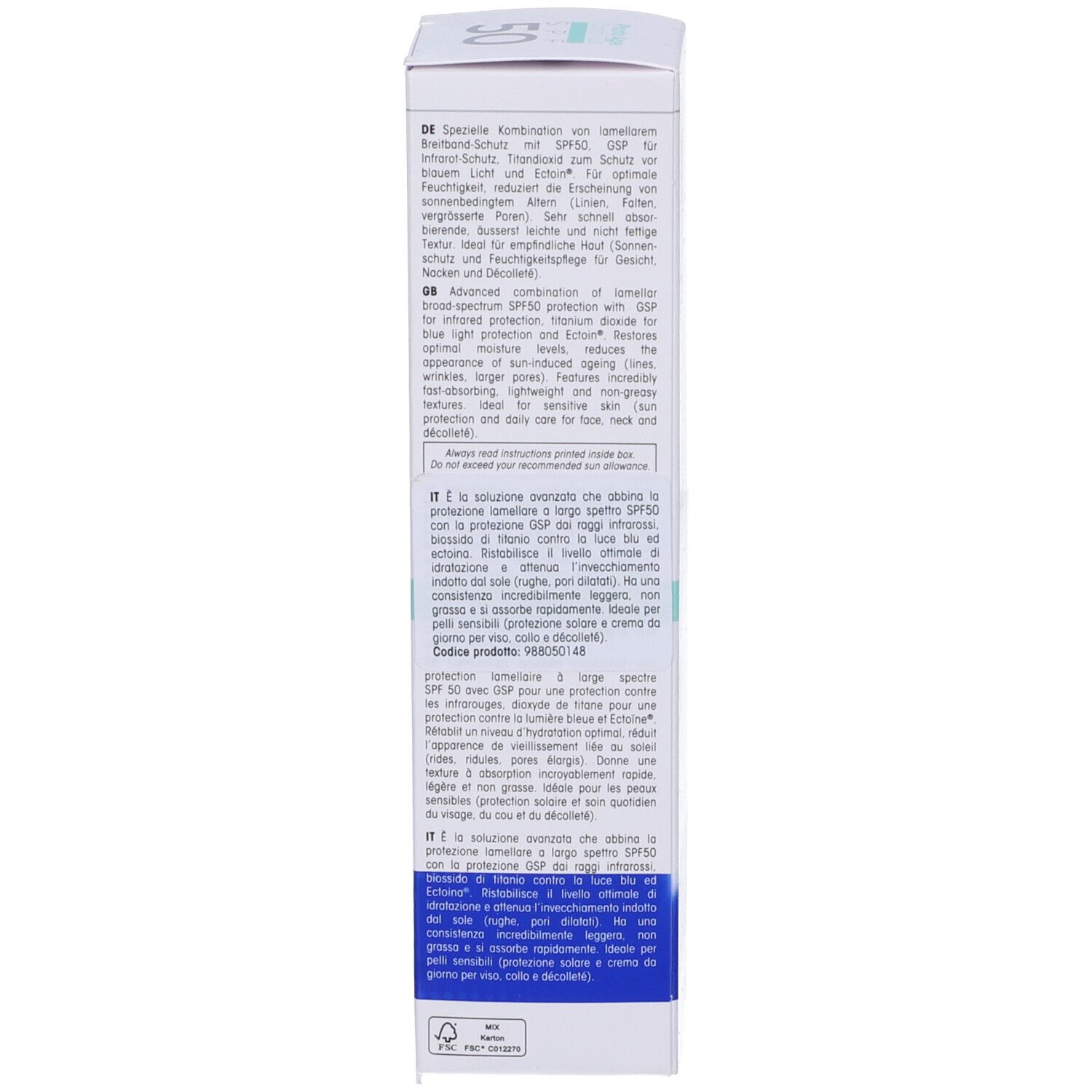 Ultrasun Photo Age Control Fluid Spf 50 Sensitive Skin