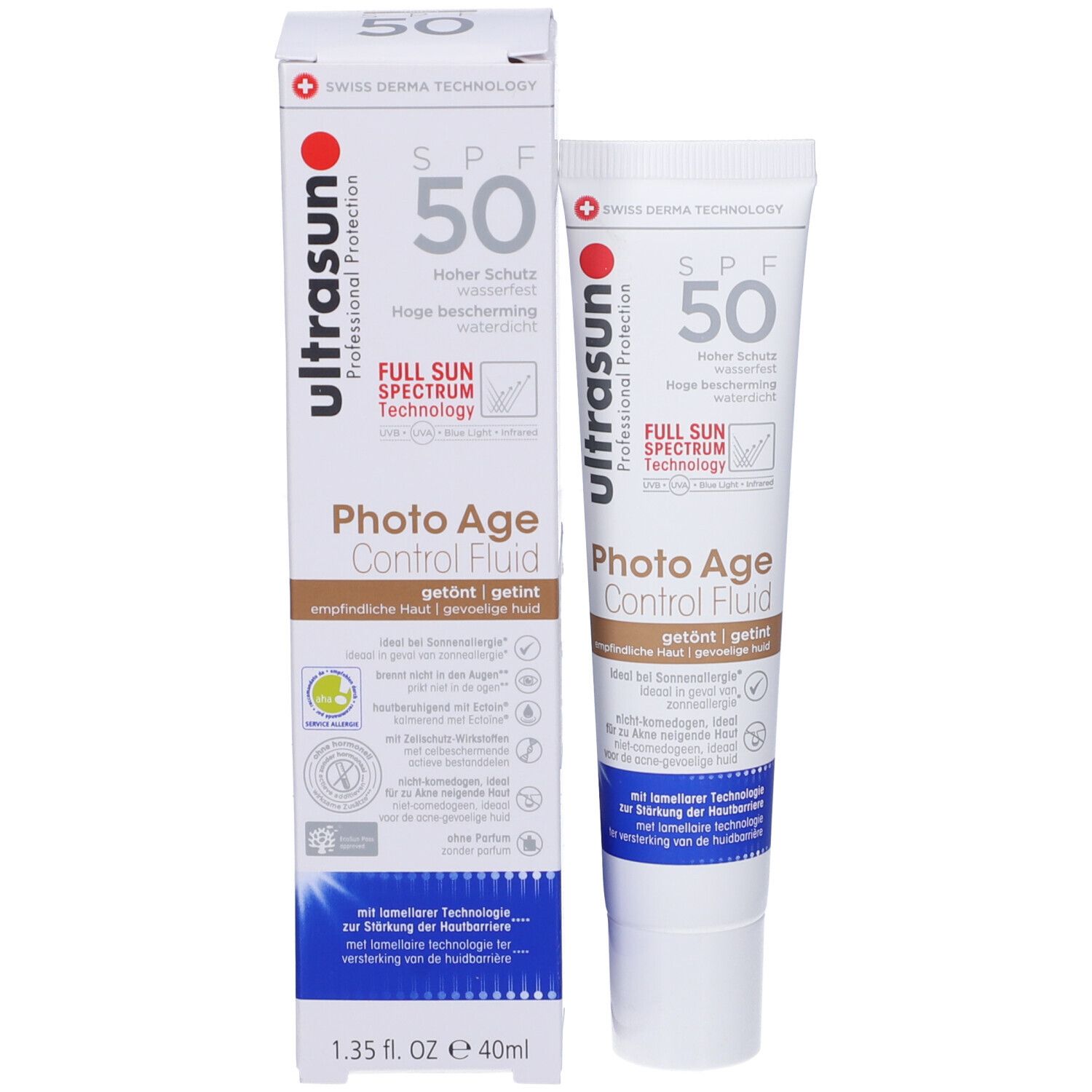 Ultrasun Photo Age Control Fluid Spf 50 Tinted