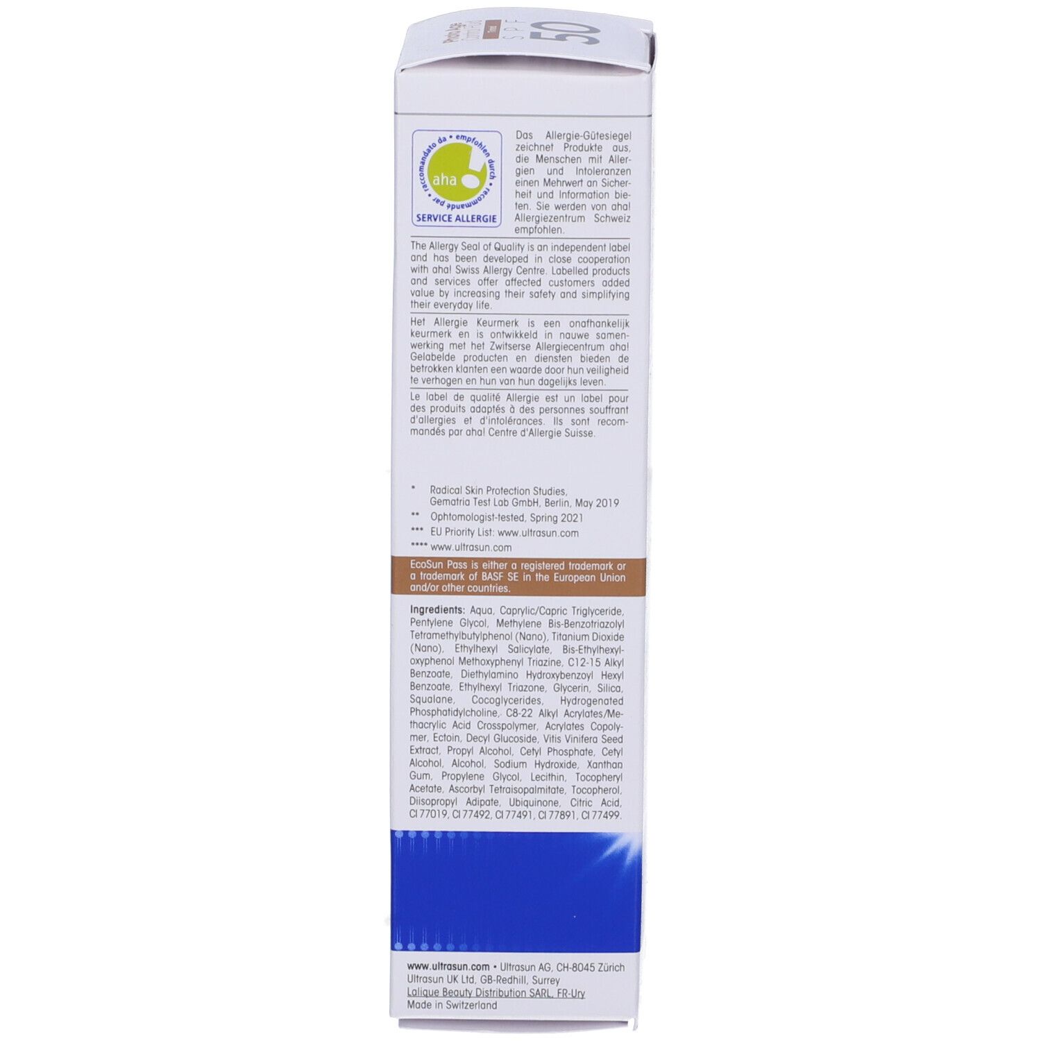 Ultrasun Photo Age Control Fluid Spf 50 Tinted