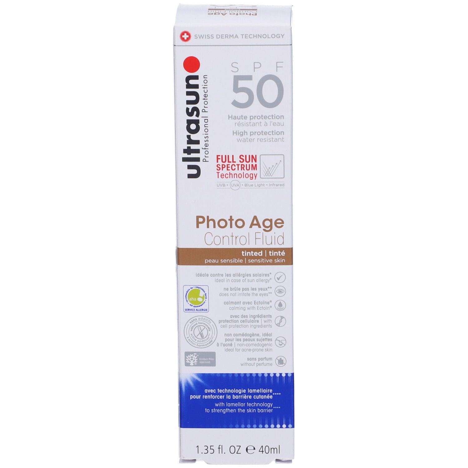 Ultrasun Photo Age Control Fluid Spf 50 Tinted
