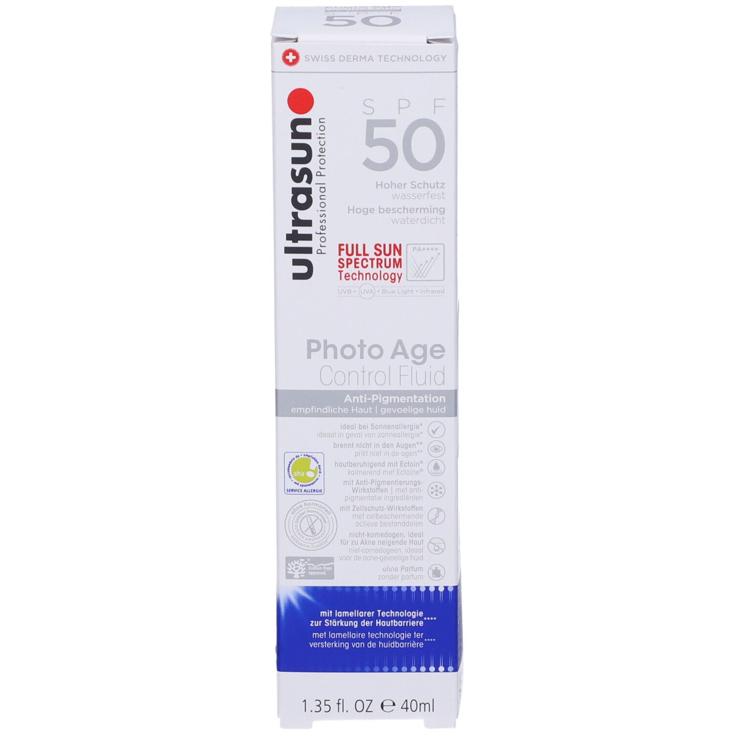 Ultrasun Photo Age Control Fluid Spf 50 Anti-pigmentation