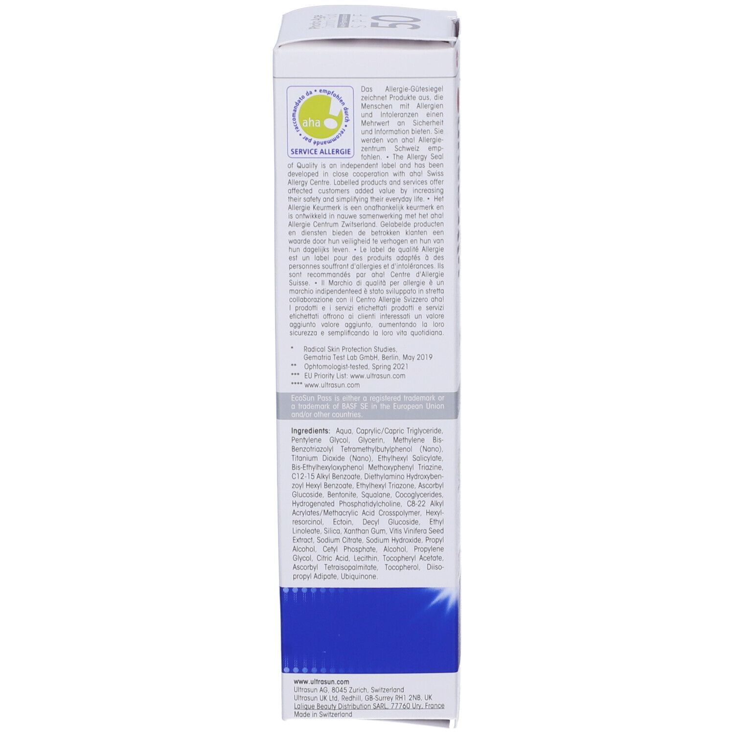 Ultrasun Photo Age Control Fluid Spf 50 Anti-pigmentation