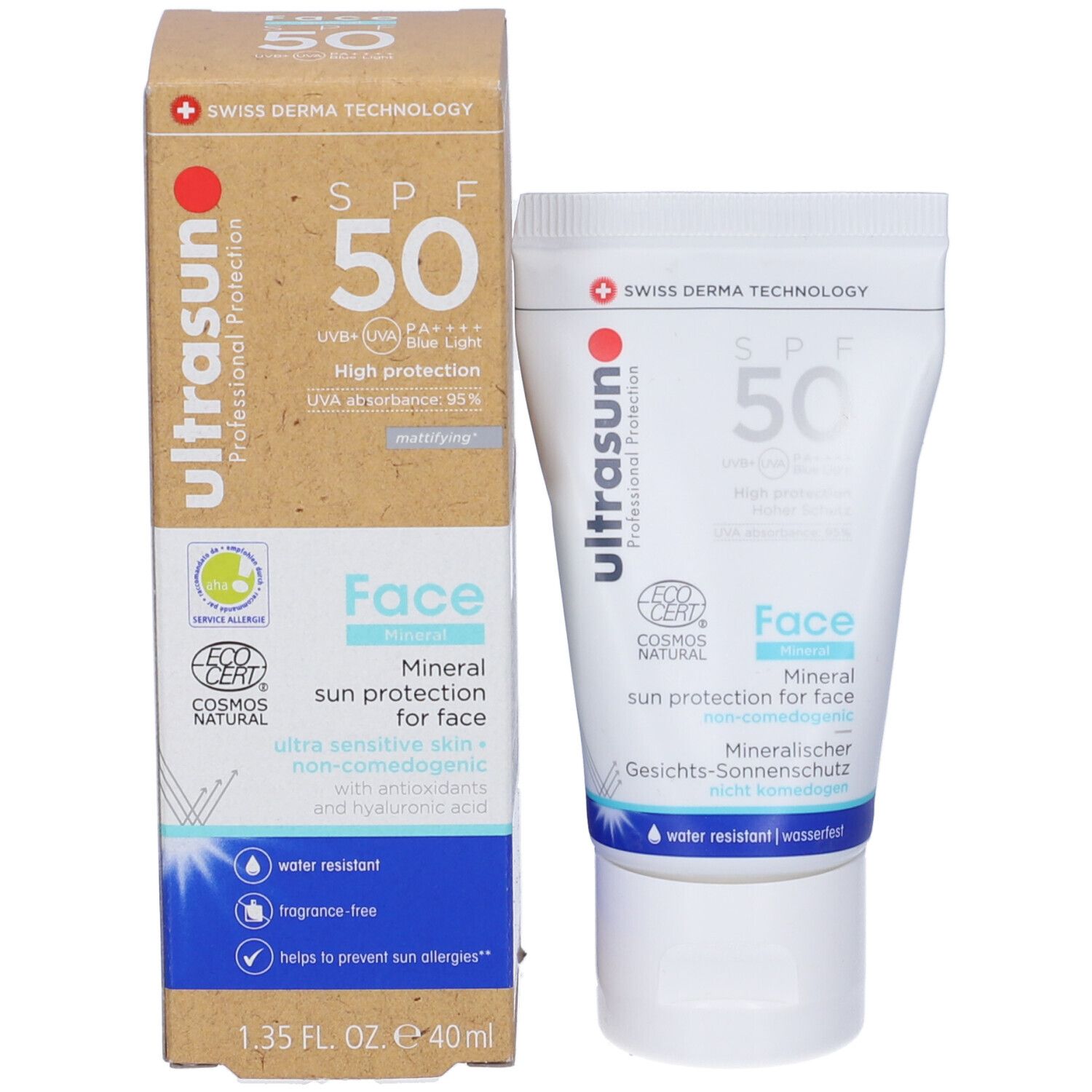 Ultrasun Mineral Face Protezione Solare Minerale per il Viso SPF 50