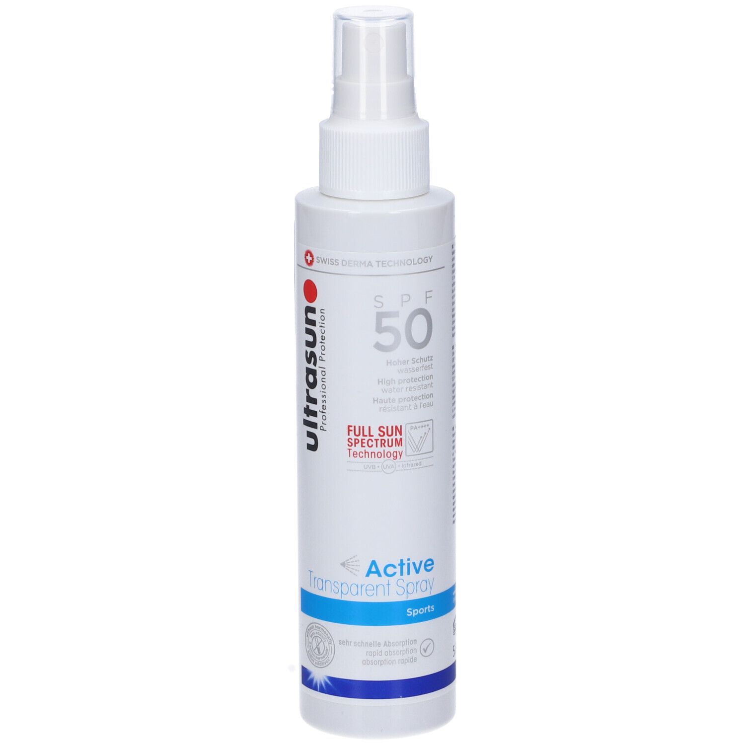 Ultrasun Active Transparent Spray Spf 50 Sports