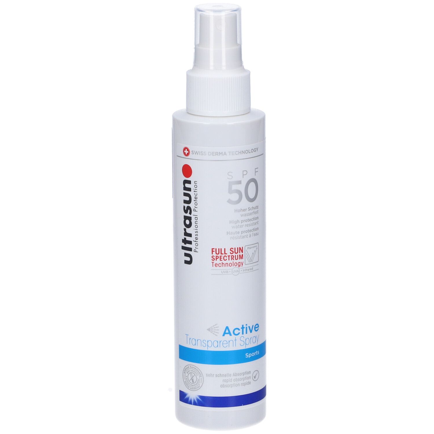 Ultrasun Active Transparent Spray Spf 50 Sports