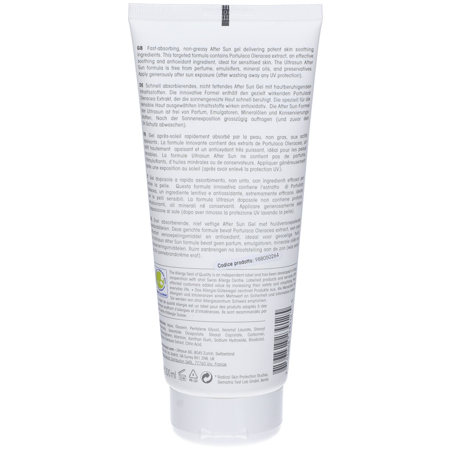 Ultrasun After Sun Gel