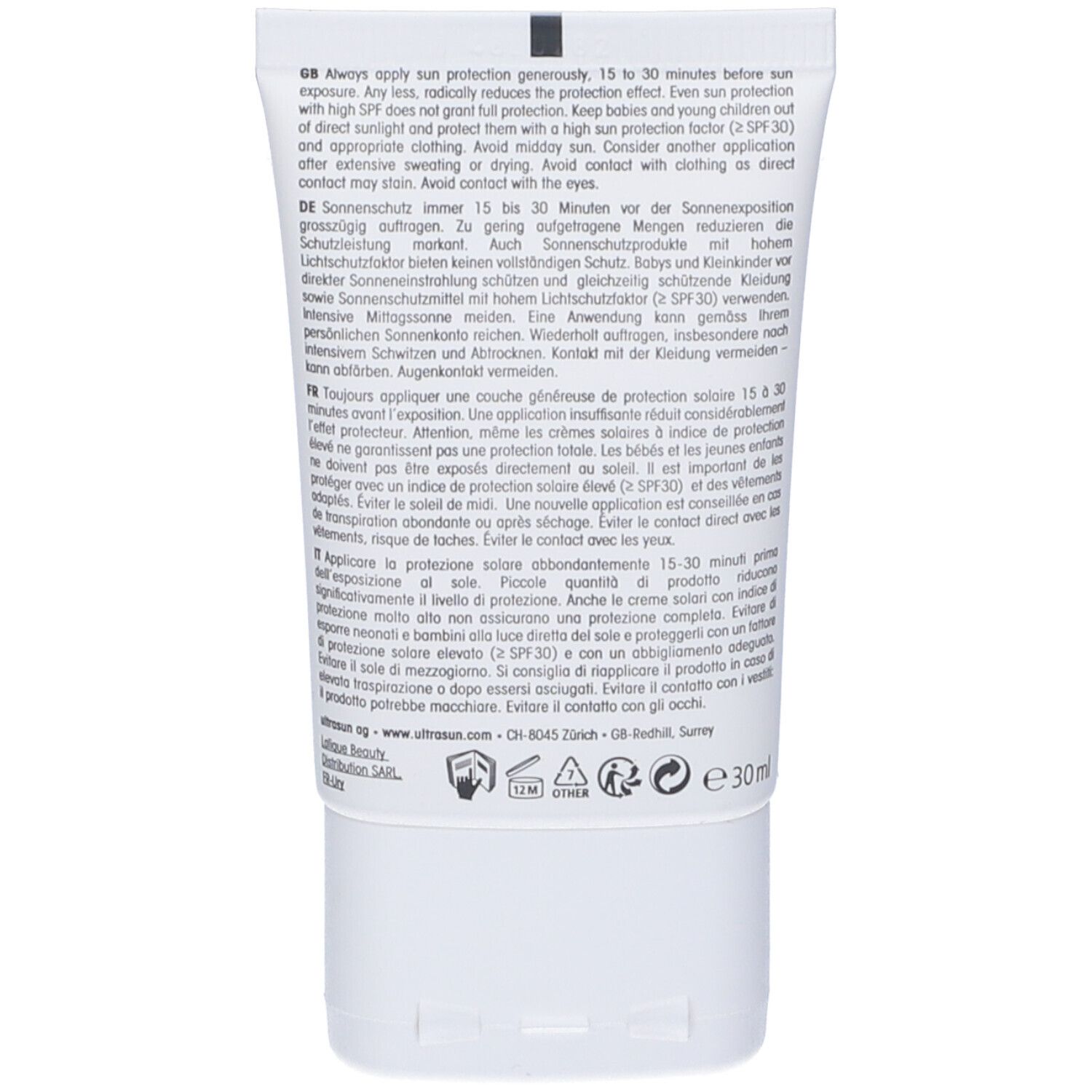 Ultrasun Alpine Spf 50+ High Altitude Face Protection