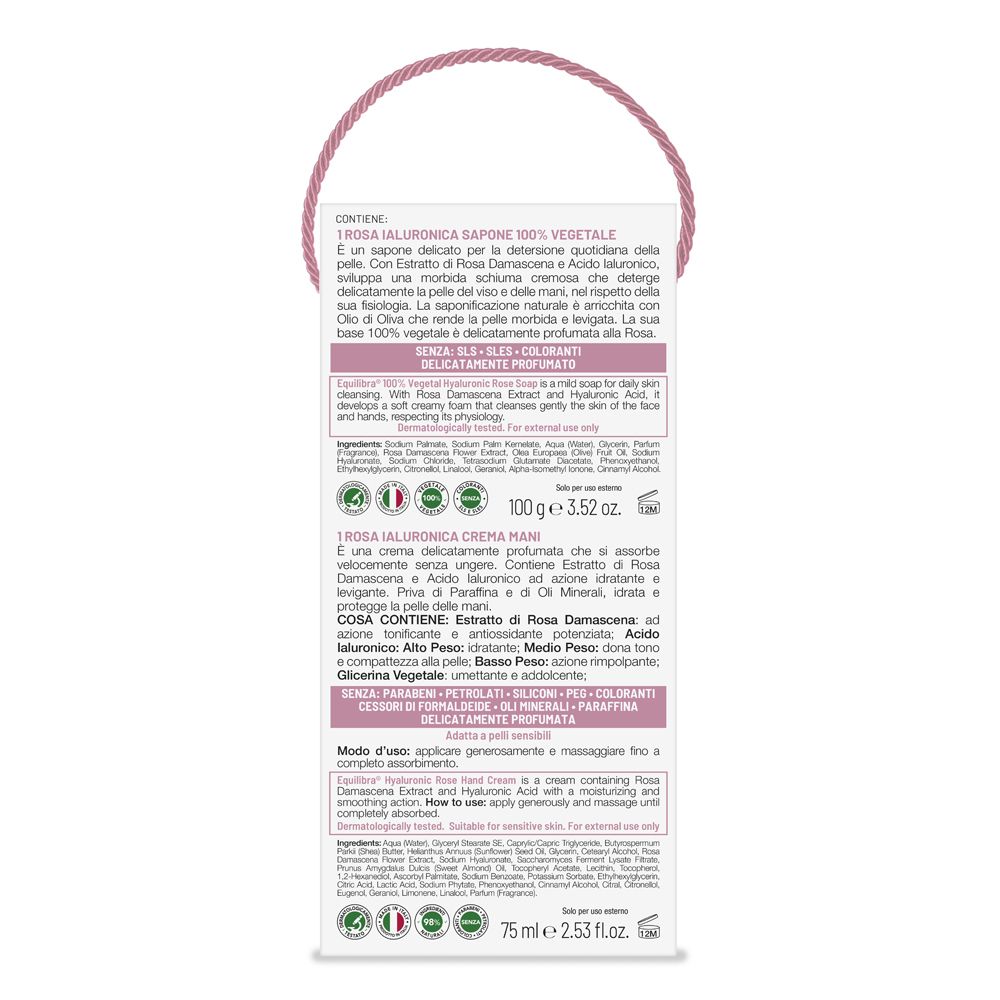 Equilibra Rosa Ialuronica Kit Mani - risparmia il 10% con il codice: EQUILIBRA10