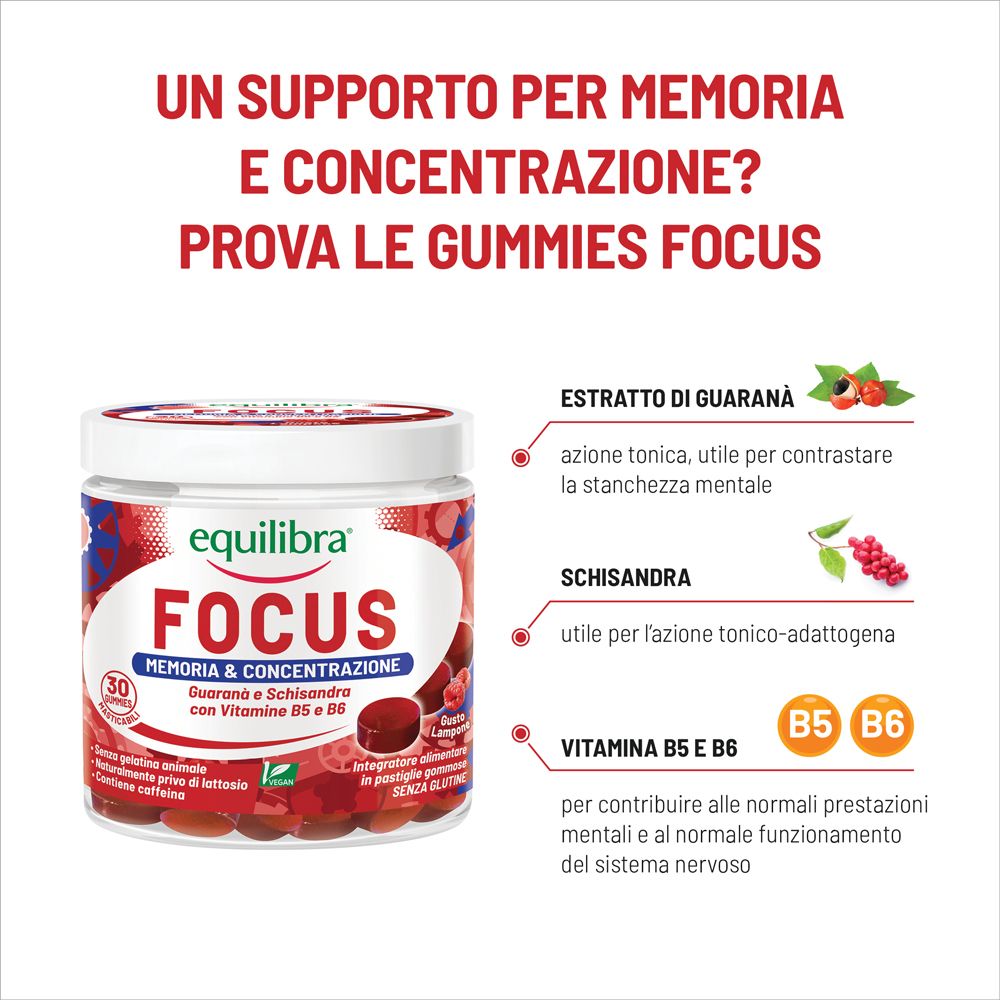 Equilibra Focus 30 Gummies - risparmia il 10% con il codice: EQUILIBRA10