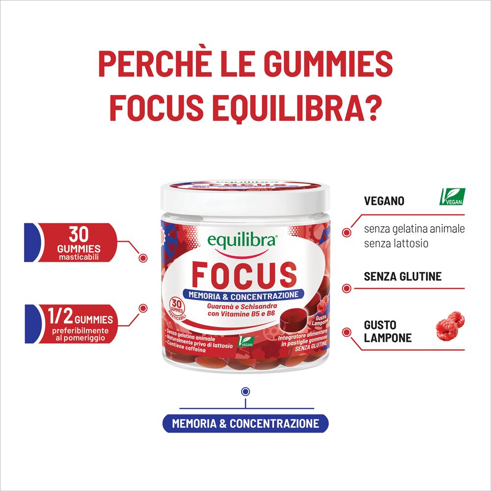 Equilibra Focus 30 Gummies - risparmia il 10% con il codice: EQUILIBRA10
