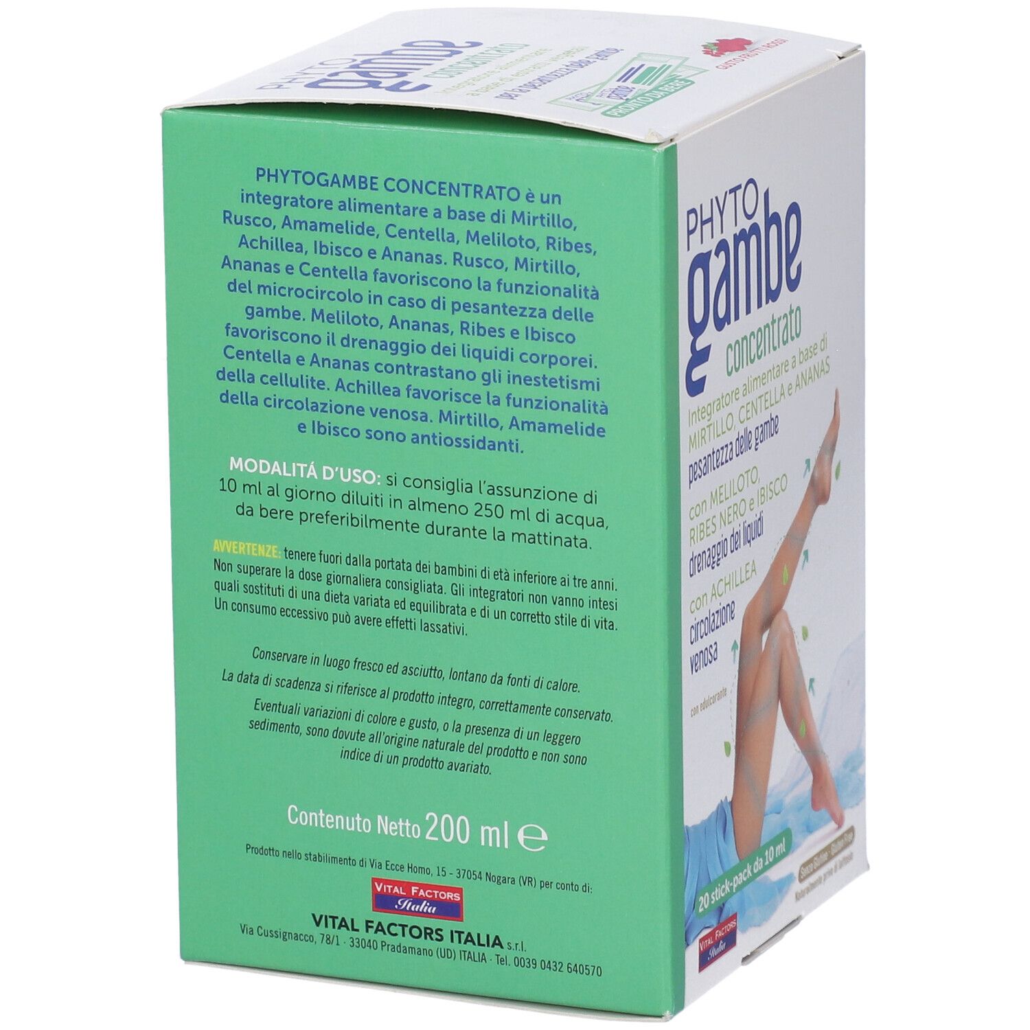 Phytogambe Concentrato 20 Stick-Pack Da 10 Ml