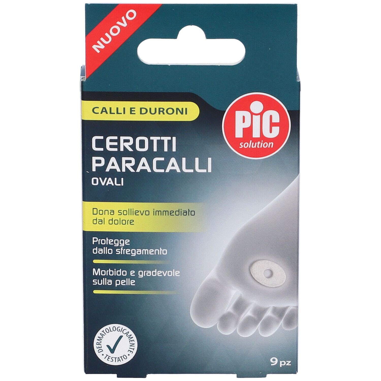 PIC Cerotti Paracalli Ovali Calli e Duroni 2,8 x 1,8 cm