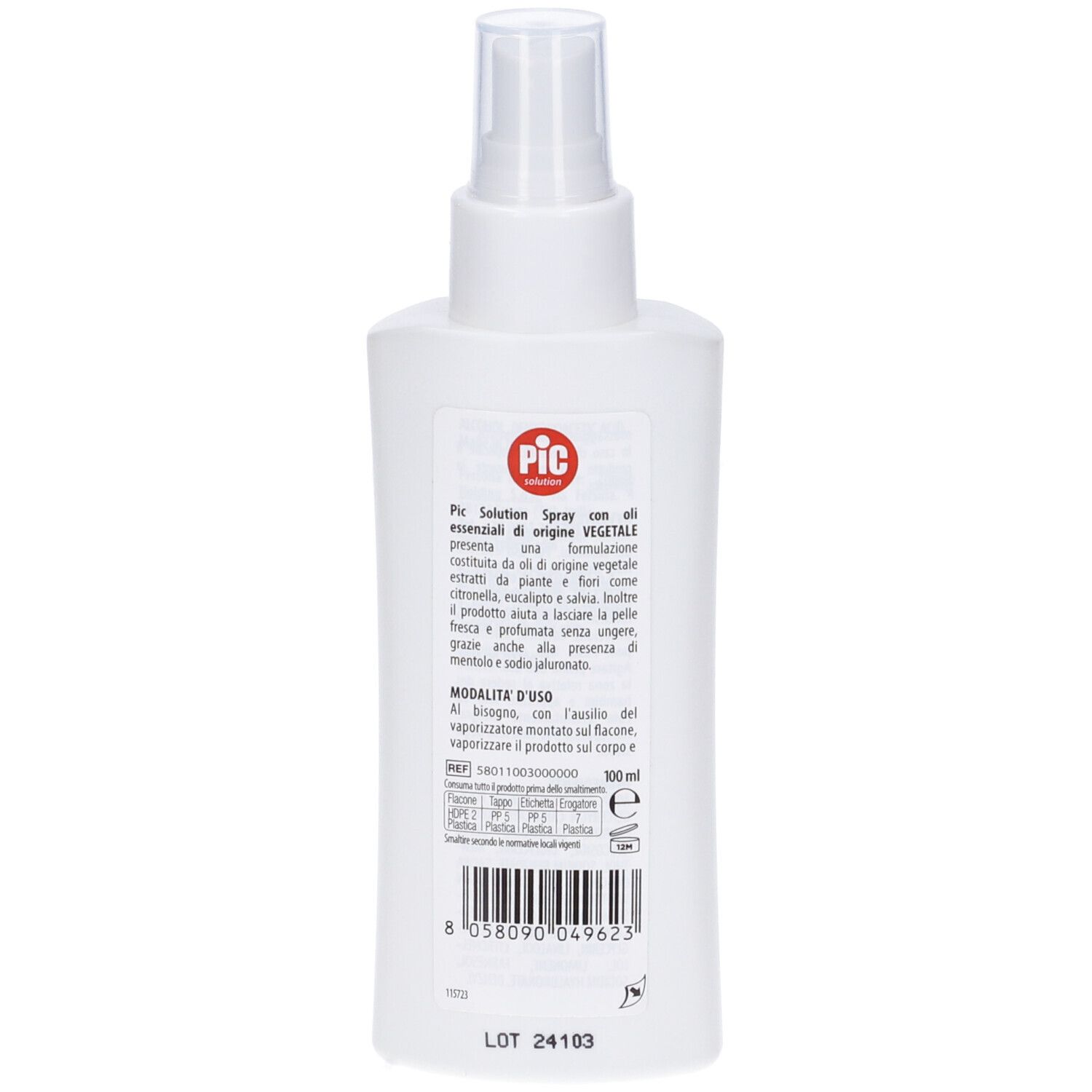 Pic Spray Vegetale Protettivo Repellente
