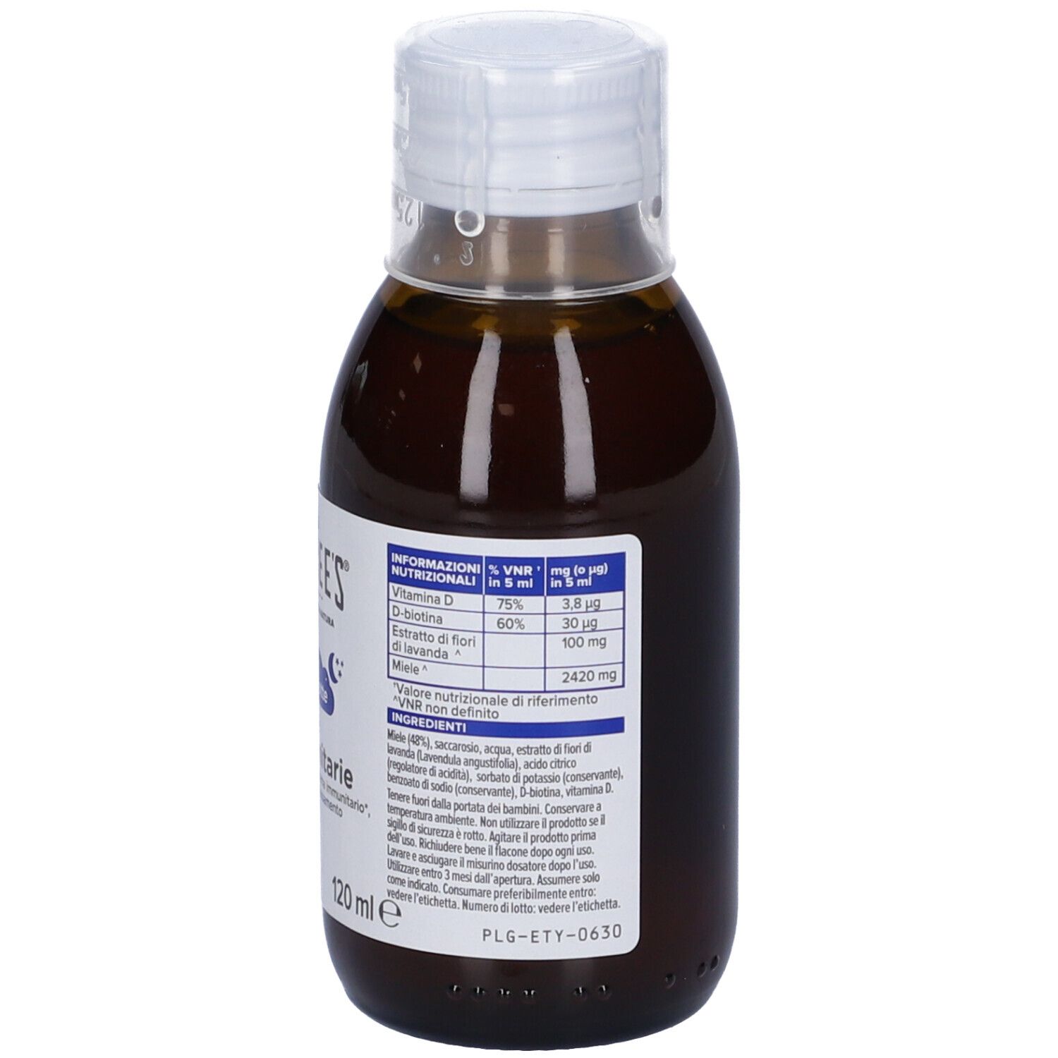 Zarbee's Sciroppo Notte Difese Immunitarie Adulti 120 ml, Multivitaminico per favorire rilassamento