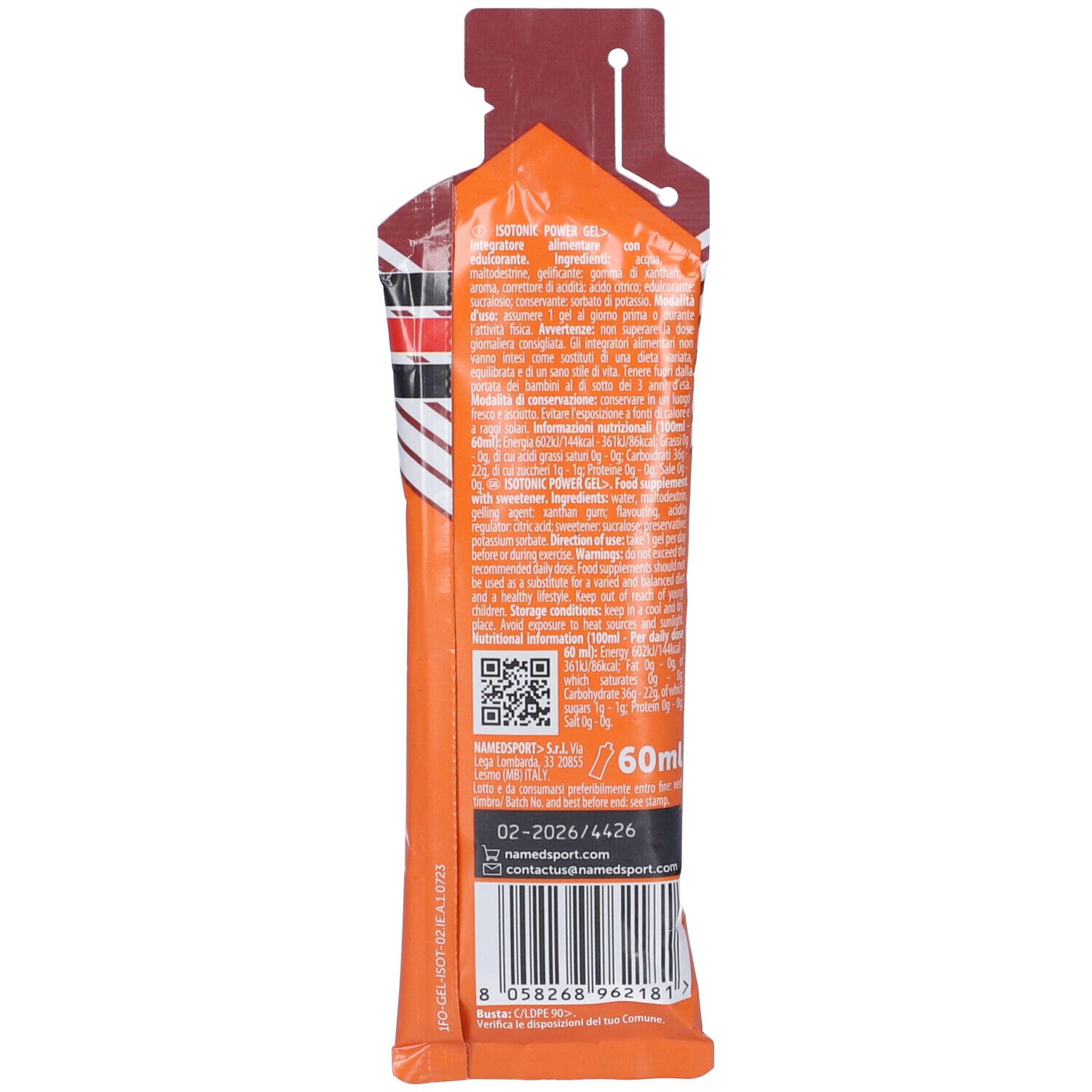 Isotonic Power Gel Pomegranate