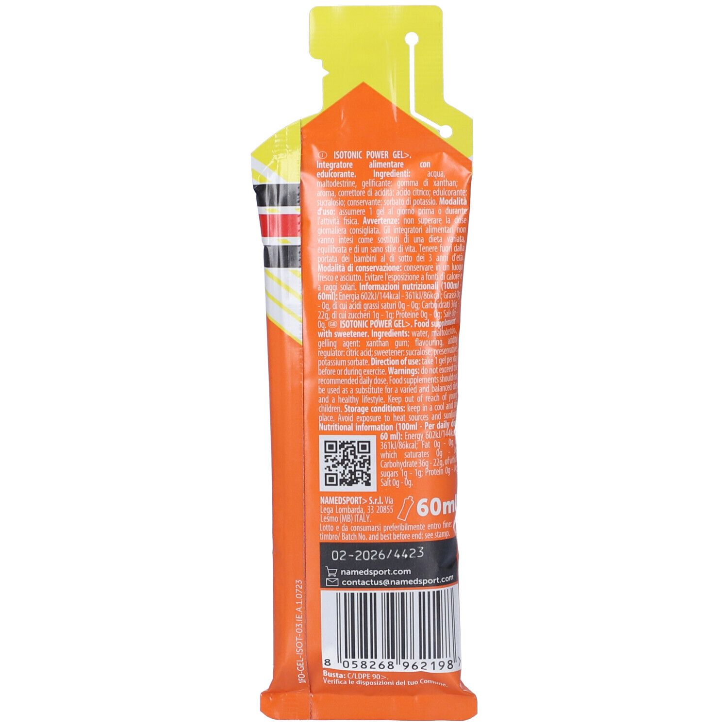 Isotonic Power Gel Lemon