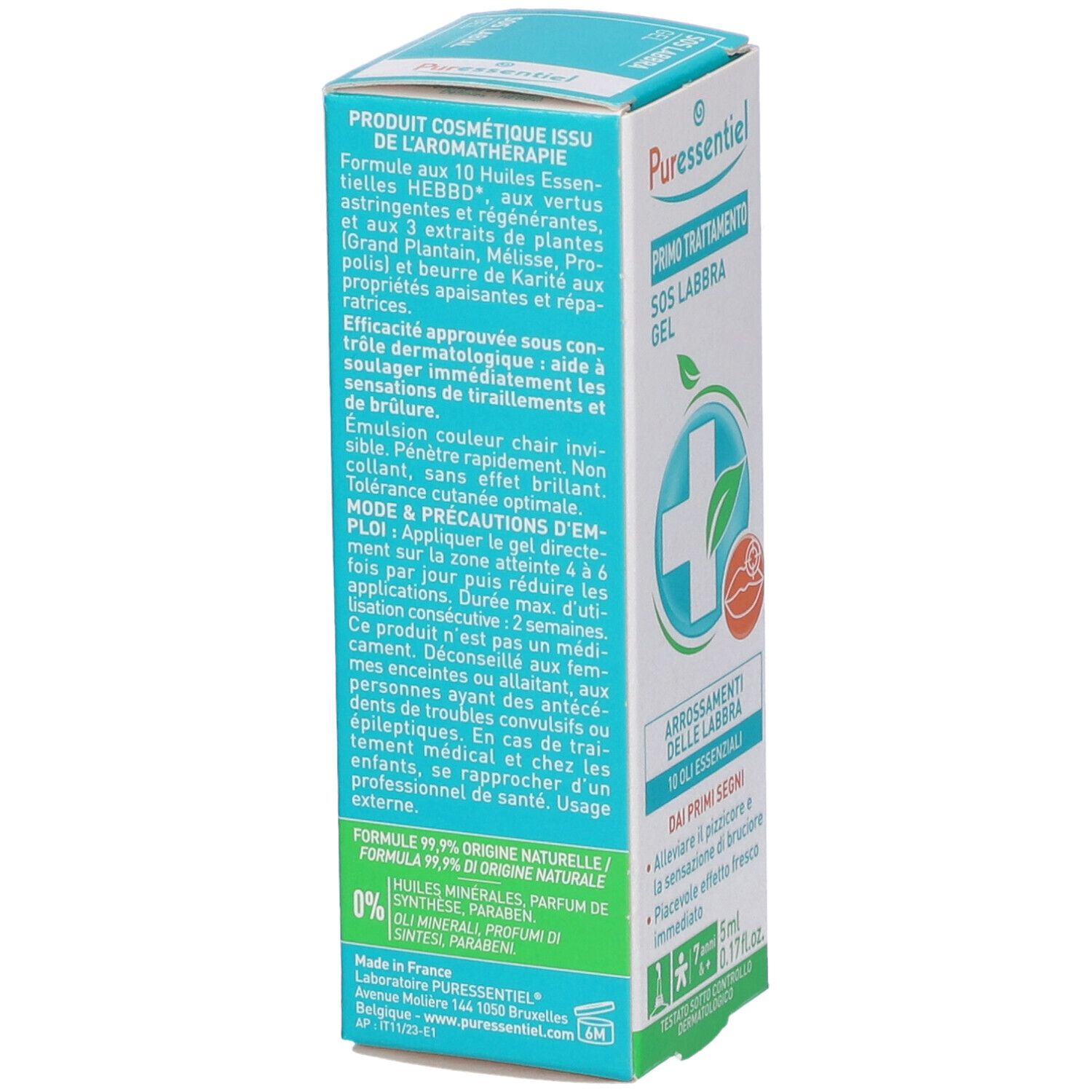 Puressentiel Primo Trattamento SOS Labbra Gel