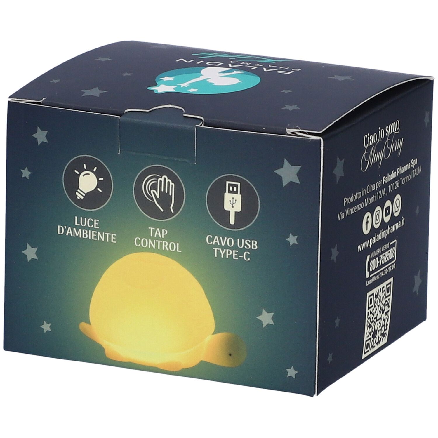 Paladin Pharma Kids Sweet Dreams Lampada Notturna Mini Tartaruga