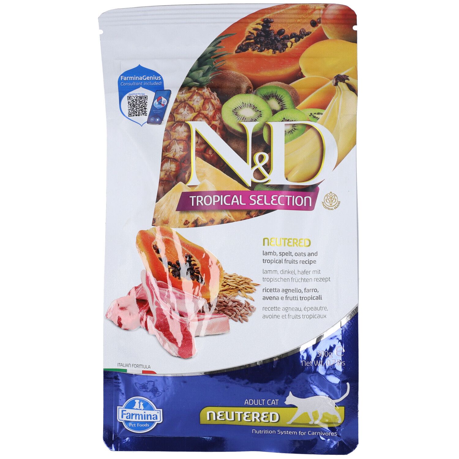 Farmina® N&D Cat Tropical Selection Lamb Neutered