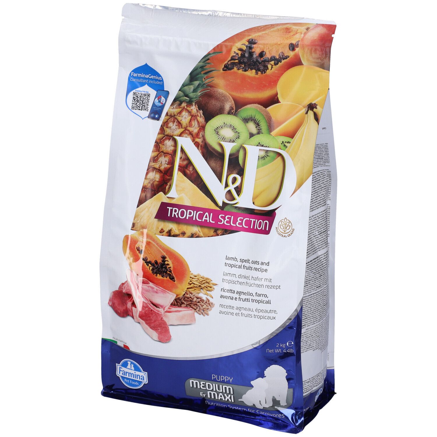 Farmina® Dog Tropical Selection Lamb Puppy Med/Max 2000 g - Redcare