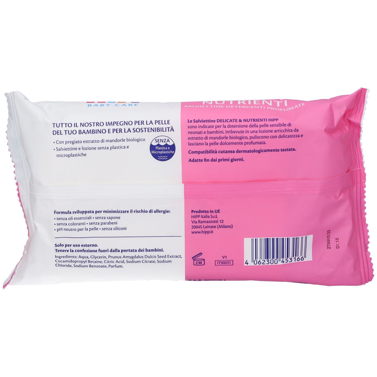 Hipp Salviettine Delicate&Nutrienti 48 Pezzi