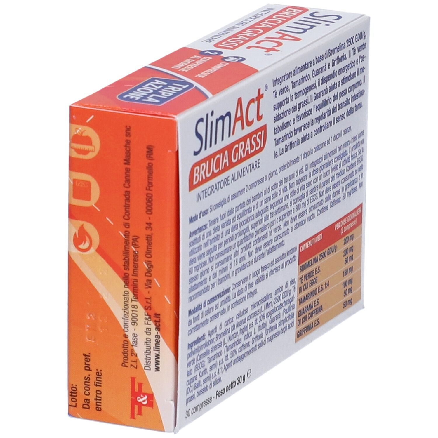 Slim Act Brucia Grassi Compresse