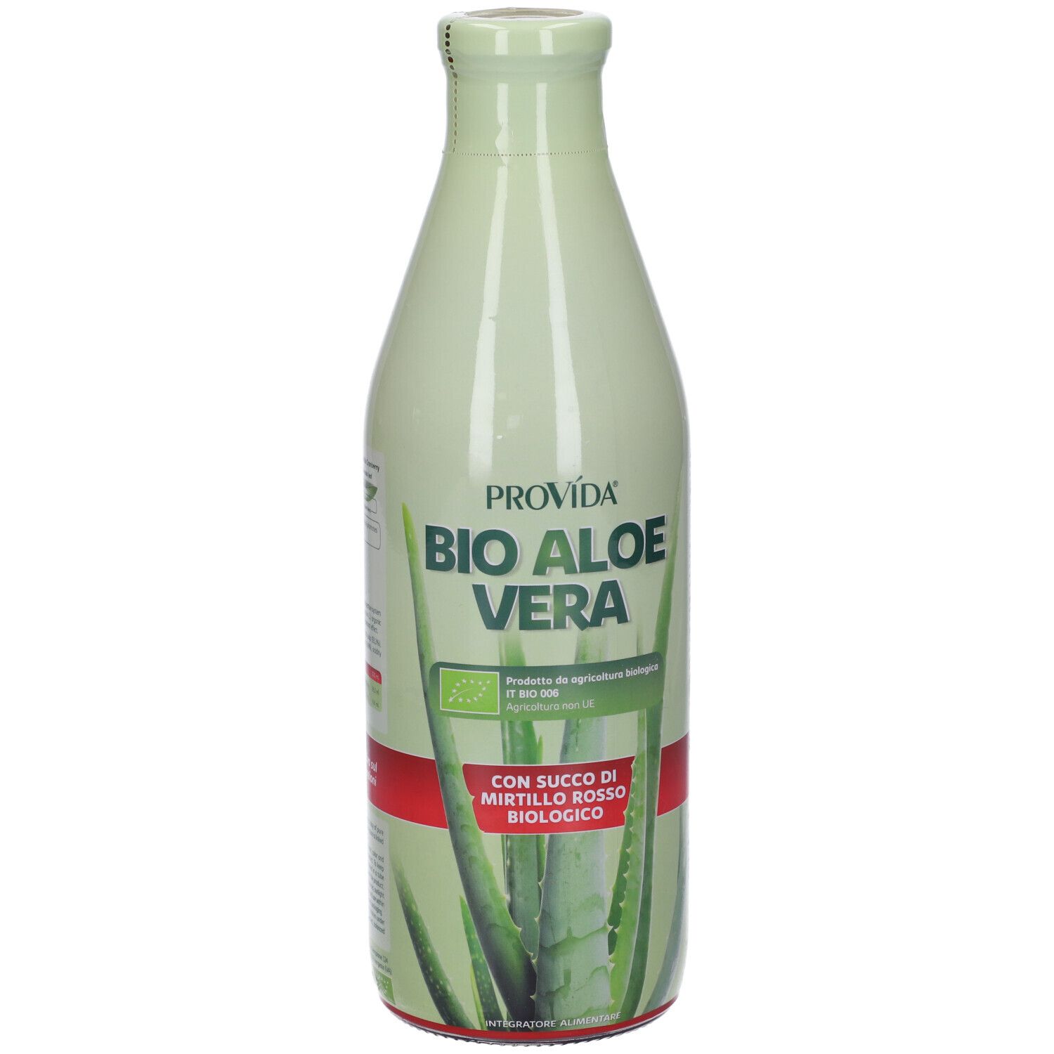 Provída Bio Aloe Vera con Succi di Mirtillo Rosso Biologico Soluzione Orale