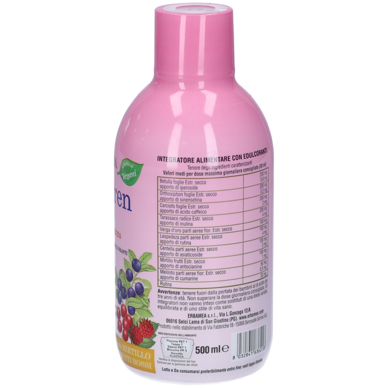 Puradren Plus Mirtillo Frutti Rossi
