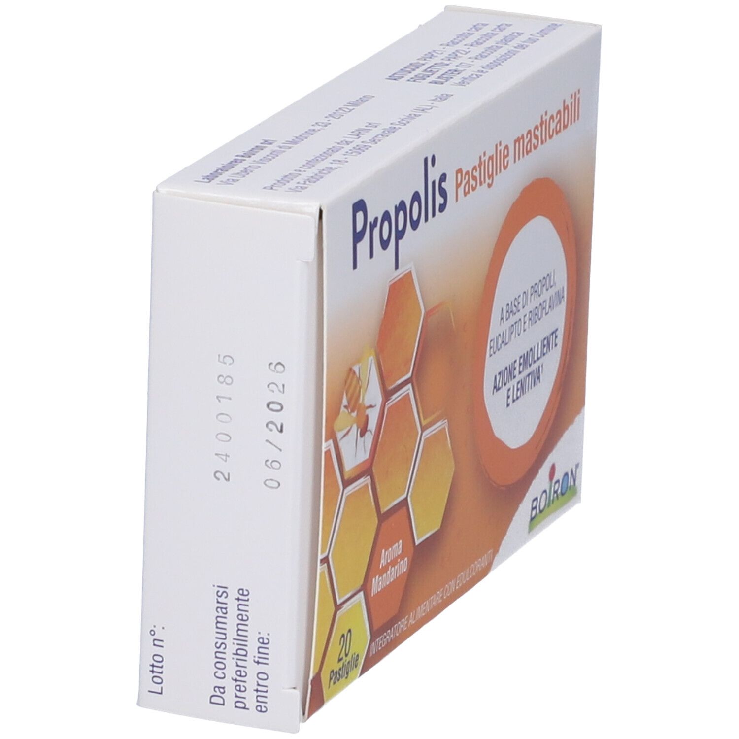 Propolis Pastiglie Masticabili Aroma Mandarino