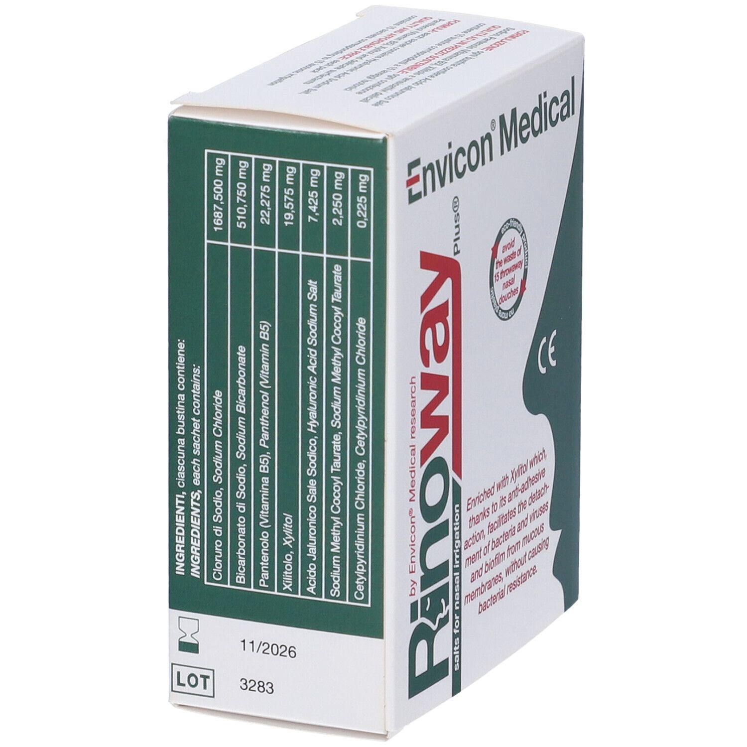 Sale Isotonico Rinoway Plus Con Xilitolo 15 Bustine