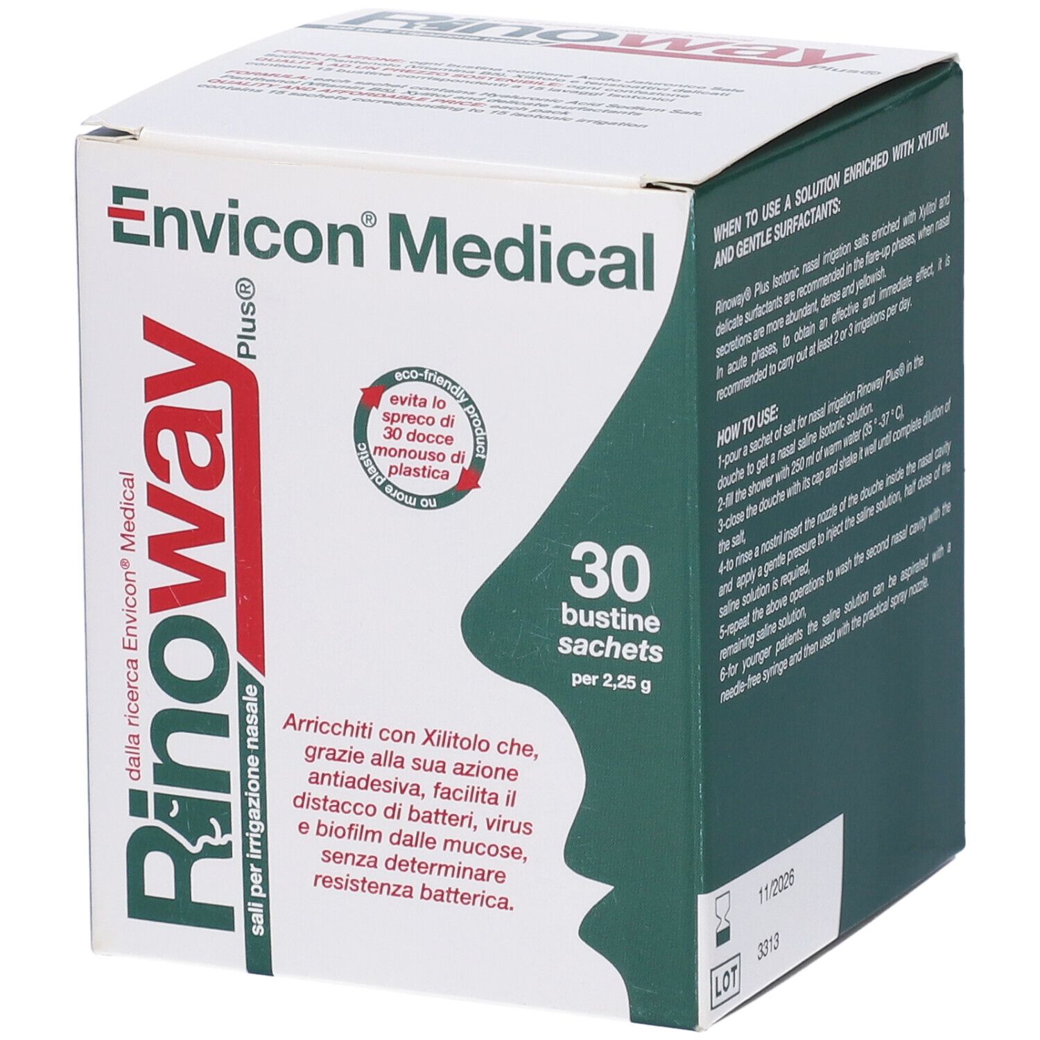 Sali Isotonici Rinoway Plus Con Xilitolo 30 Bustine