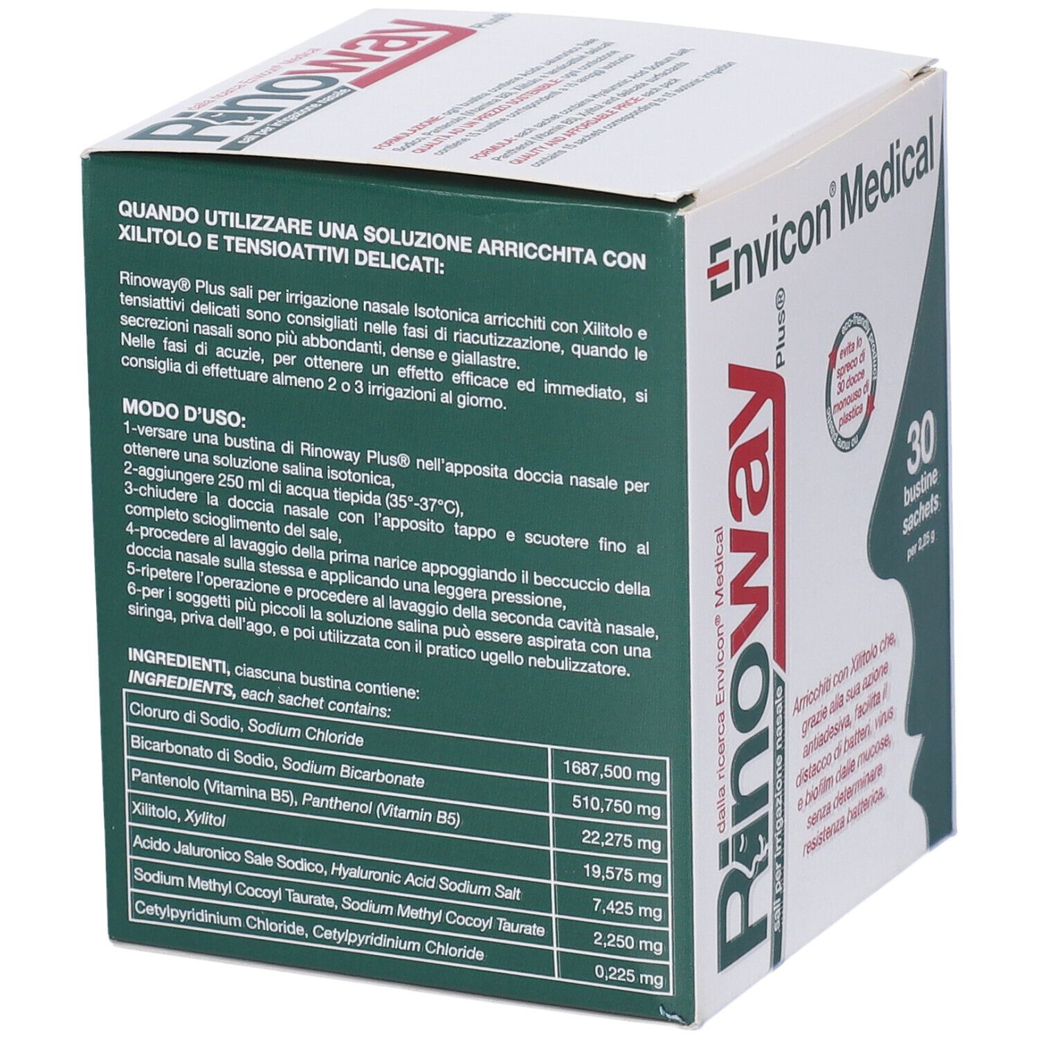 Sali Isotonici Rinoway Plus Con Xilitolo 30 Bustine