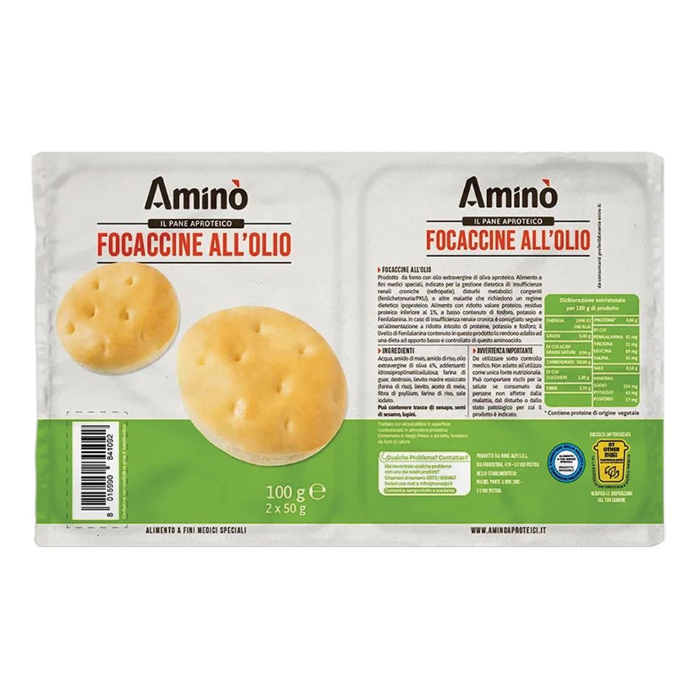 Amino' Focaccine Olio 100 G