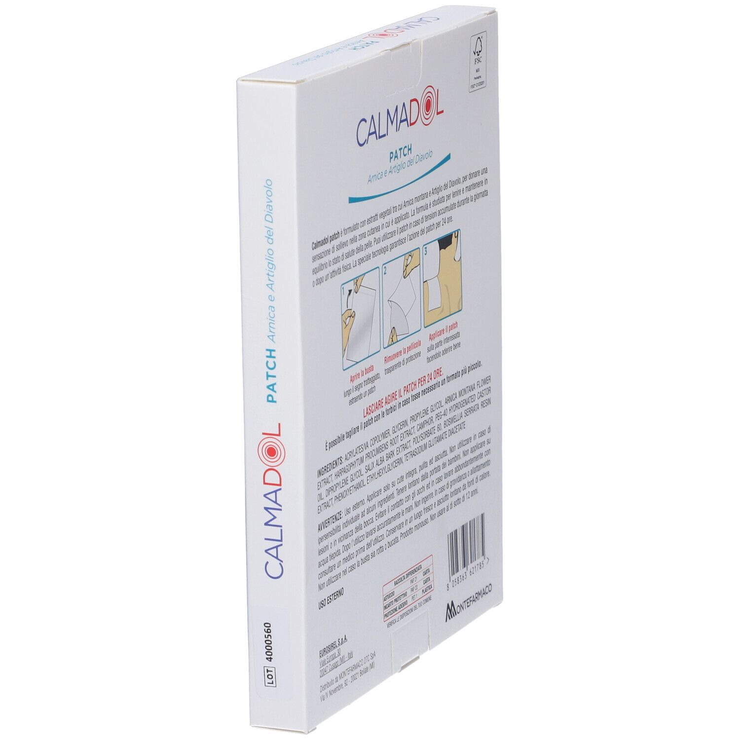 Calmadol Patch Arnica e Artiglio del Diavolo