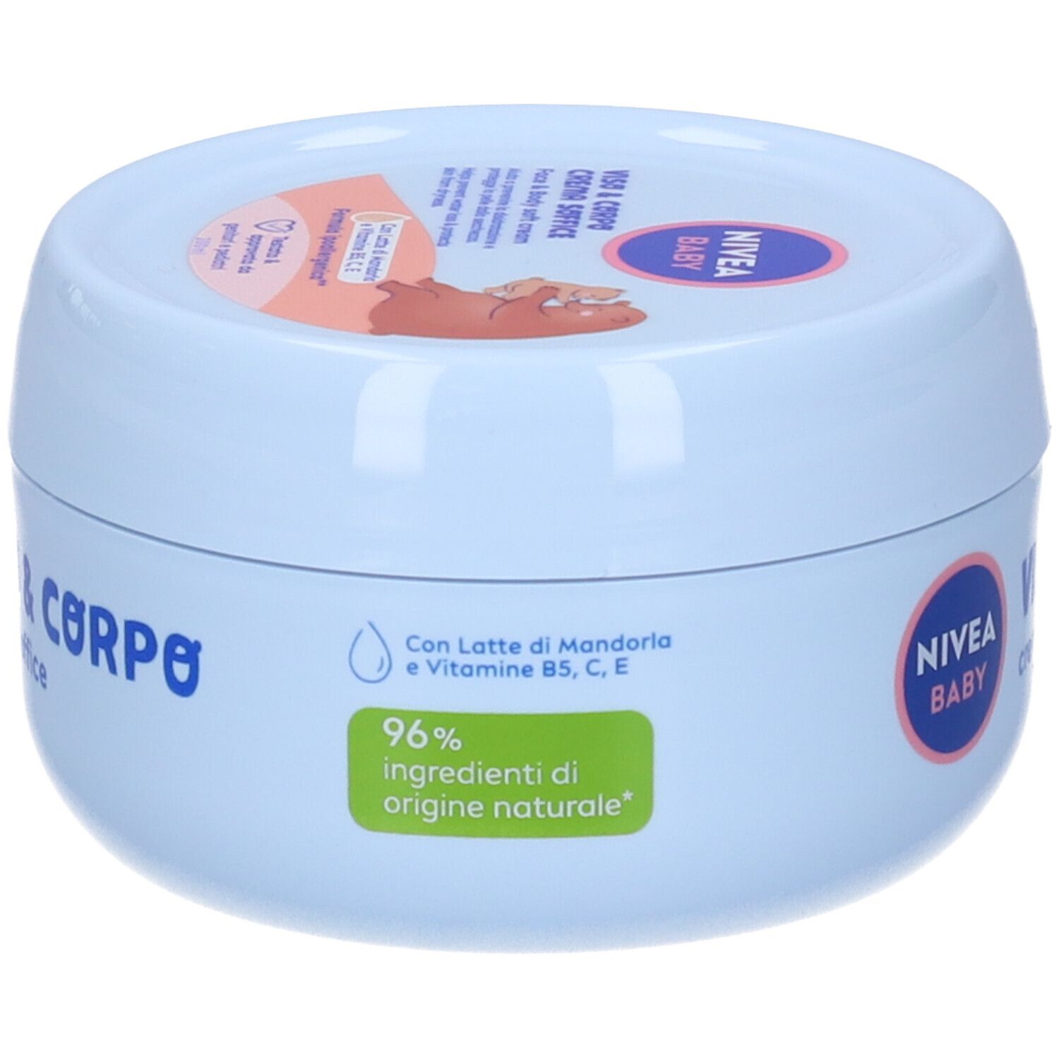 Nivea Baby Viso & Corpo Crema Soffice 200 ml, Crema bambini corpo e viso idratante e nutriente
