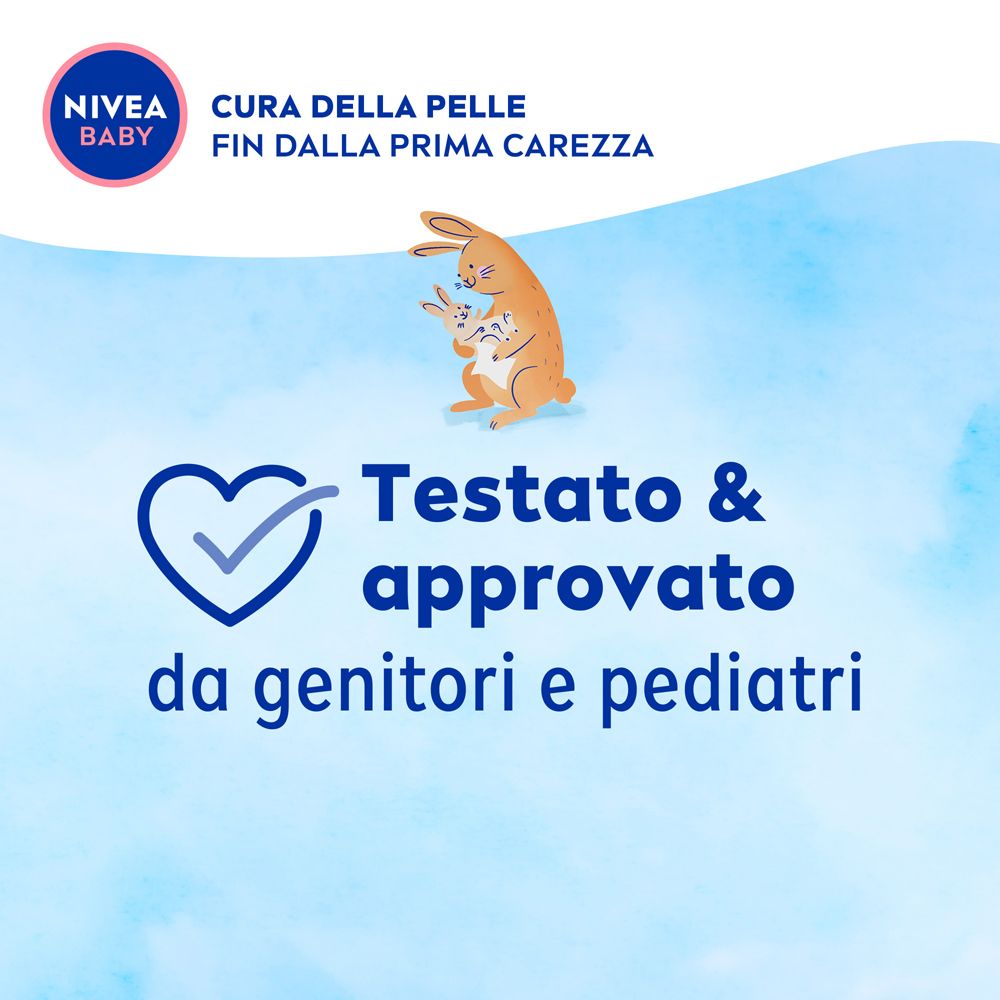 Nivea Baby Salviettine Detergenti Idratanti Soft & Cream 57 Pezzi, Salviette neonato detergenti
