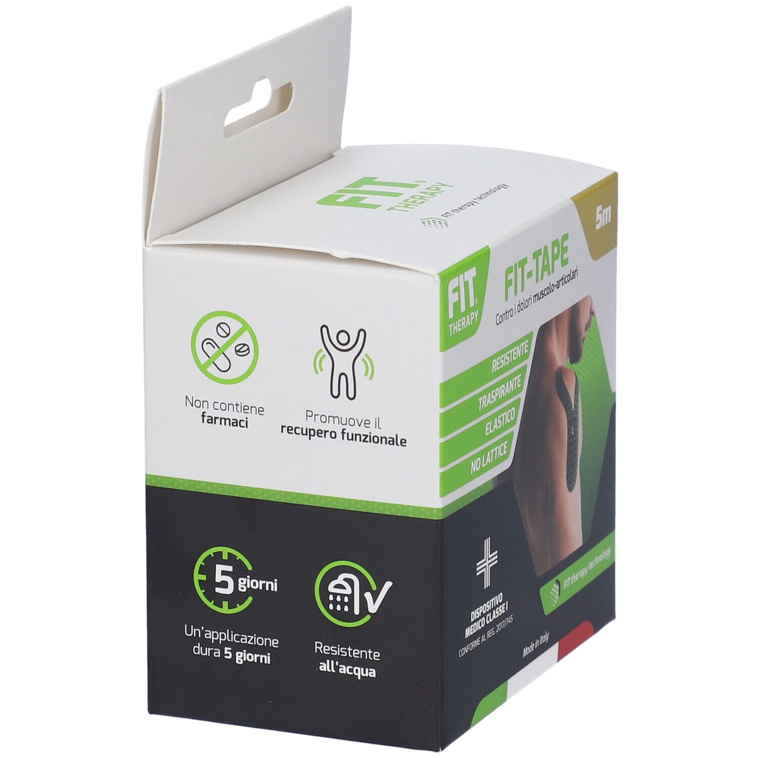 Fit Therapy Fit-Tape Rotolo Colore Verde