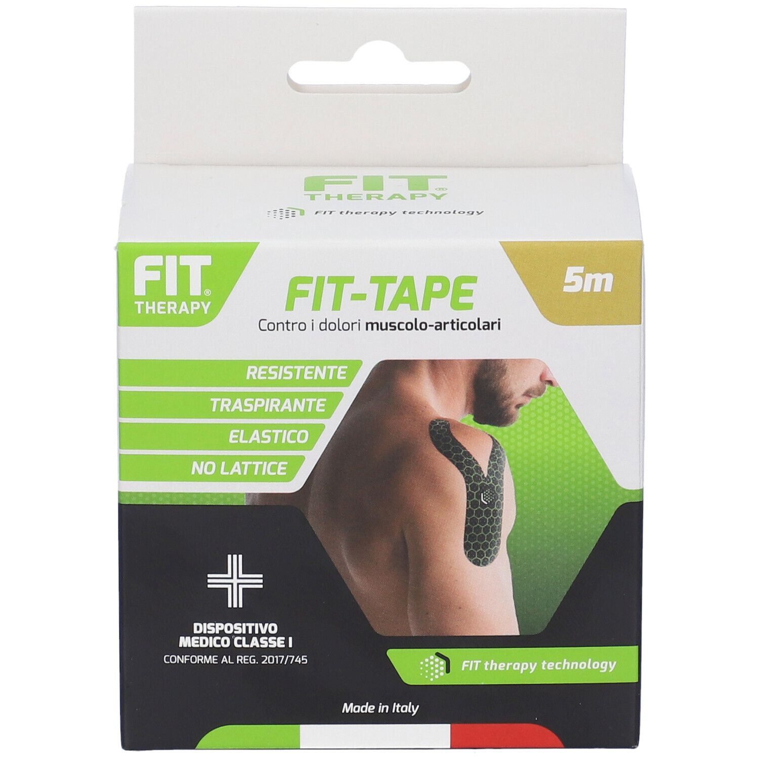 Fit Therapy Fit-Tape Rotolo Colore Verde