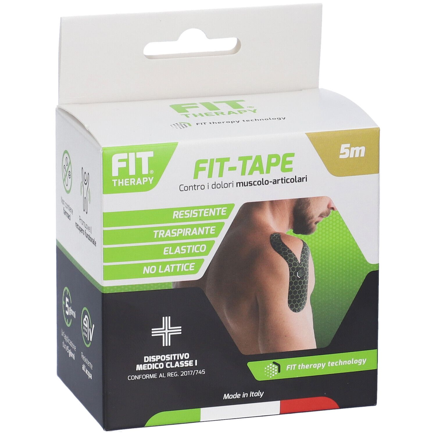 Fit Therapy Fit-Tape Rotolo Colore Verde