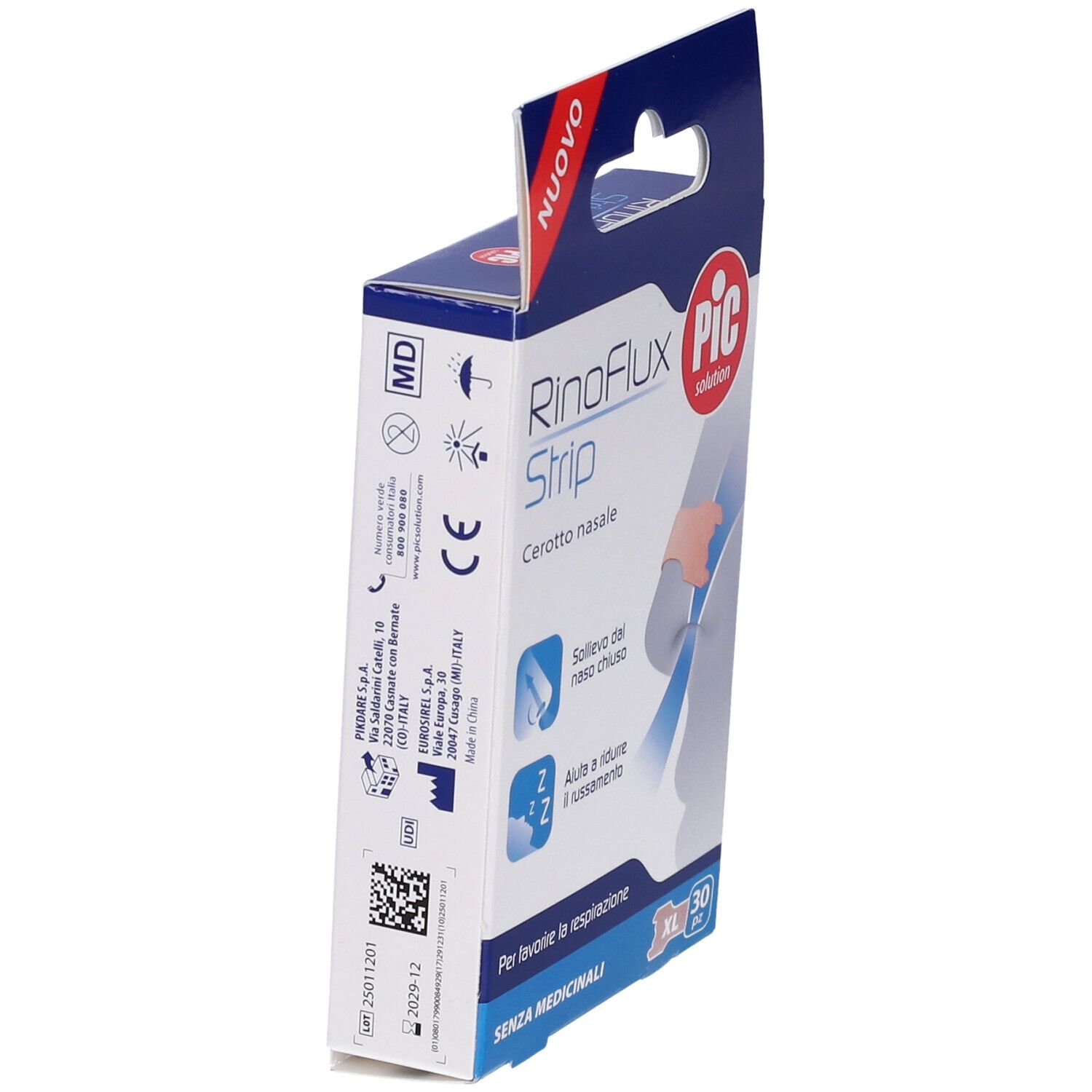PIC RinoFlux Strip Cerotto Nasale Misura XL 30pz