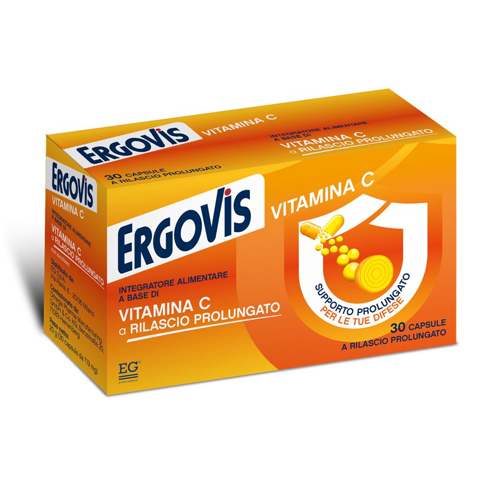 ERGOVIS|VITAMINA C Formulazione a Rilascio Prolungato Capsule