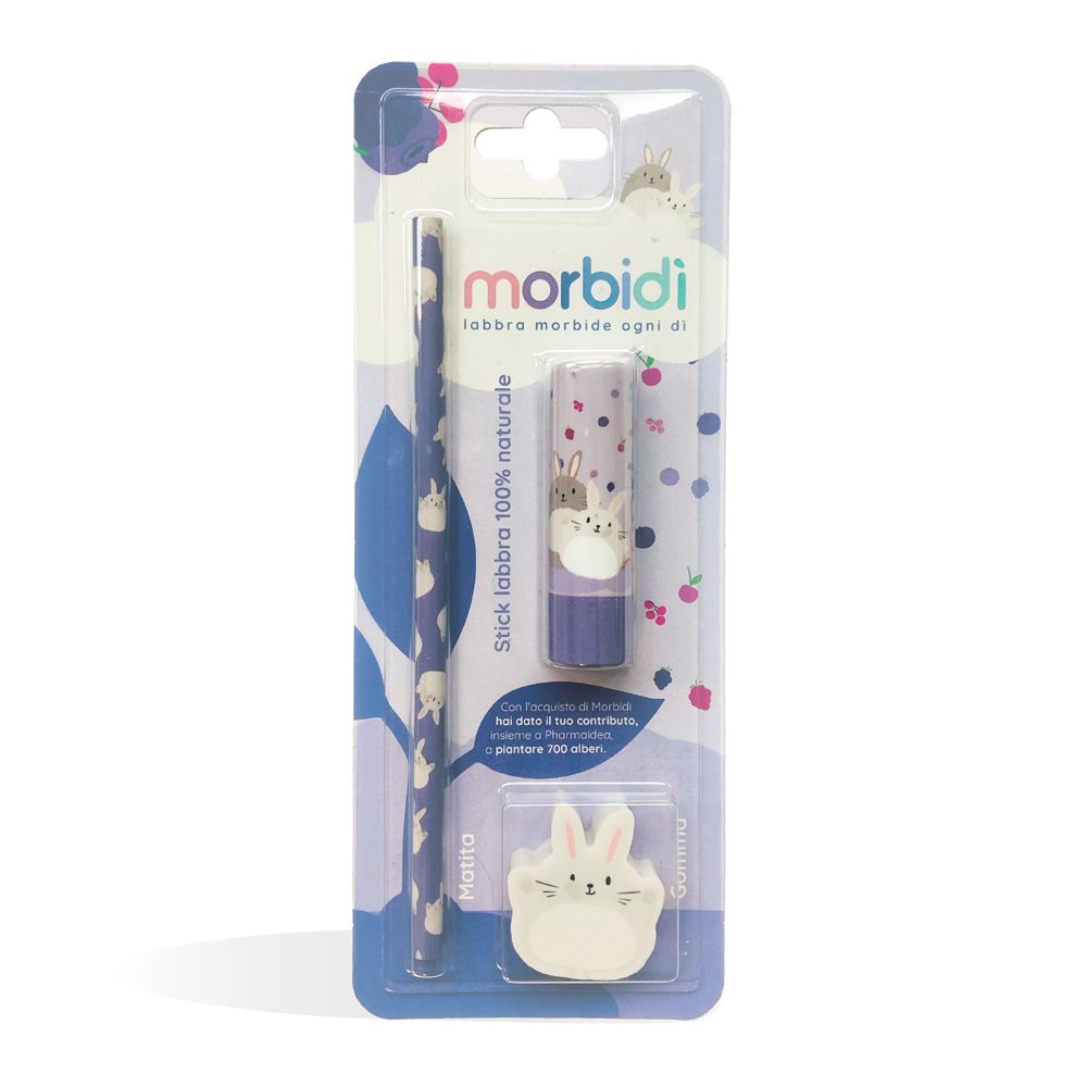 Morbidì Stick Labbra Protettivo Frutti Di Bosco 100% Naturale