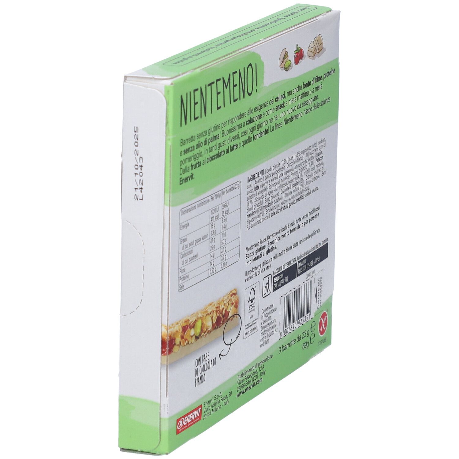 Nientemeno Barretta Pistacchi e Mirtilli