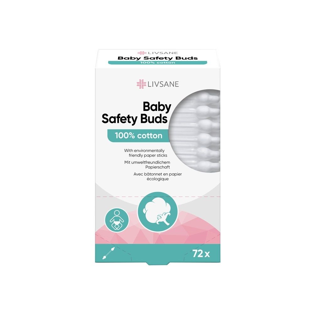 Livsane Baby Safety Buds 72 Pezzi
