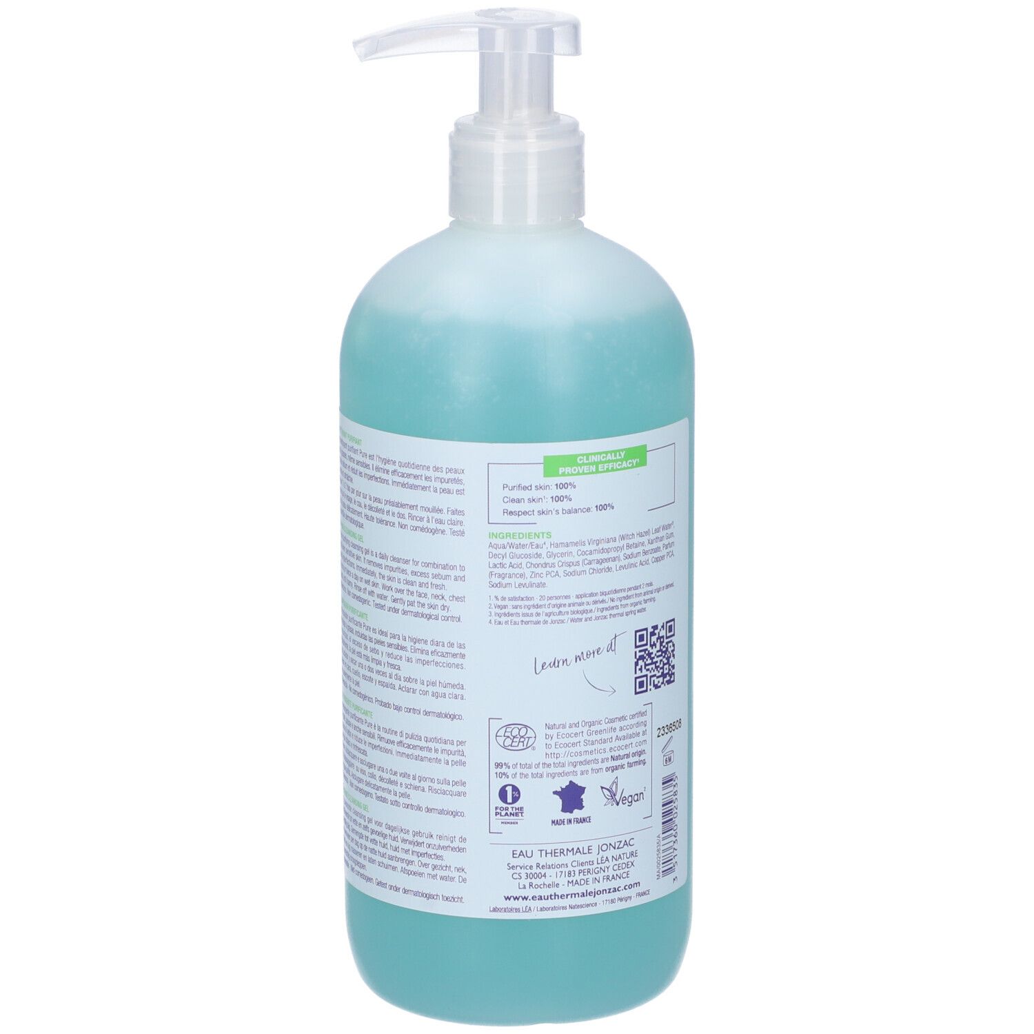 Jonzac Gel Detergente Purificante Pure