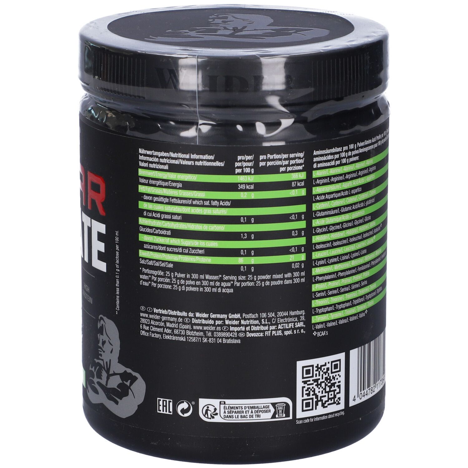 Weider Clear Isolate Polvere Watermelon