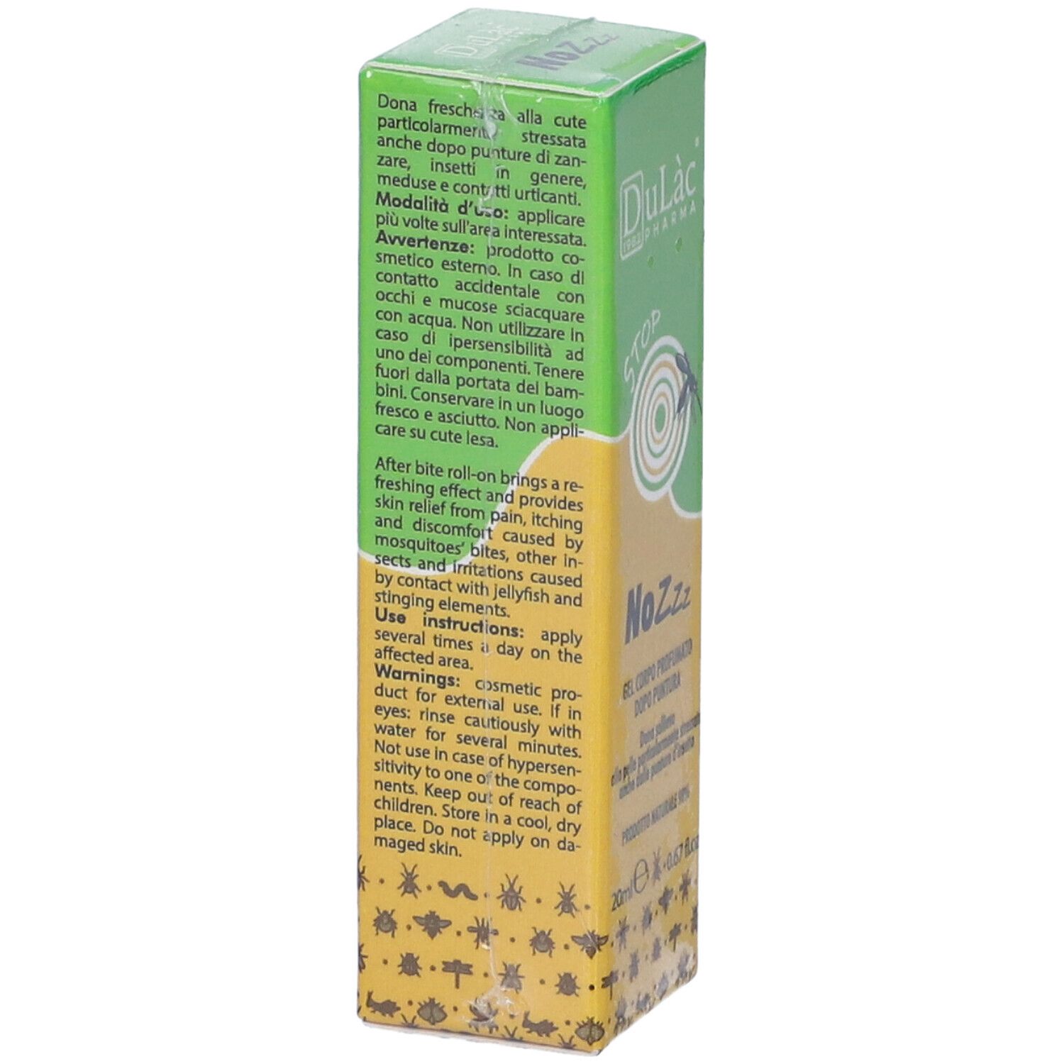 Dulàc NoZzz Gel Corpo Dopopuntura Roll-On